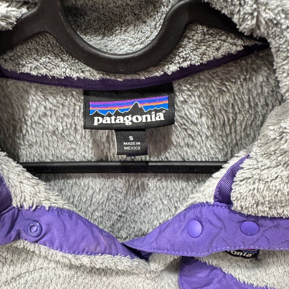 Patagonia Jackets & Blazers - Patagonia Purple and Gray Fleece Jacket